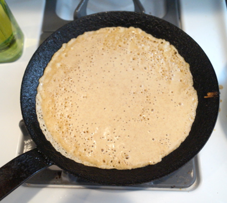 Crepes In Pan