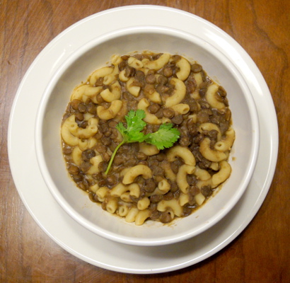 Lentil Soup With Macaroni