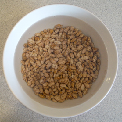 Pinto Beans Soaking